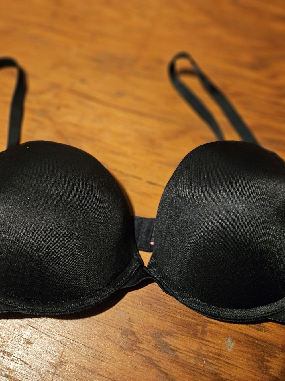 La SENZA Black T-Shirt Bra - Smooth Molded Cups